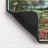 農業動物塗布剤ヴィンテージ広告 マウスパッド (コーナー)