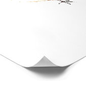 農業動物水彩ベビーシャワー歓迎サイン ポスター (角)