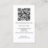 農業動物水彩農場事業白 名刺 (裏面)