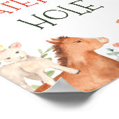 農業動物灌水用ホールサイン ポスター (角)