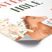 農業動物灌水用ホールサイン ポスター (角)