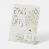 農業動物牧草地の友人の赤ちゃんシャワー本の贈り物 台座サイン (正面)