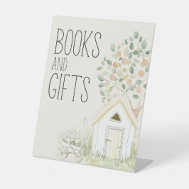 農業動物牧草地の友人の赤ちゃんシャワー本の贈り物 台座サイン