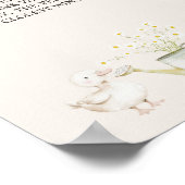 農業動物牧草地の友人赤ちゃんシャワーゲームサイン ポスター (角)