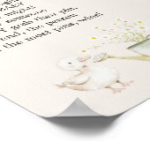 農業動物牧草地の友人赤ちゃんシャワーゲームサイン ポスター (角)