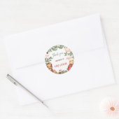 農業動物男女兼用有難う ラウンドシール (封筒)