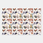 農業動物私の水色の一部である ラッピングペーパーシート (正面2)