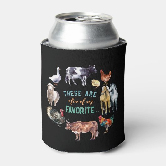 農業動物私の水色の一部である 缶クーラー (缶正面)