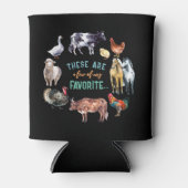 農業動物私の水色の一部である 缶クーラー (正面)