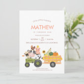 農業動物納屋周囲の庭第1回2歳招待状 招待状 (スタンド正面)