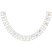 農業動物納屋周囲の庭緑それが男の子 バンティングフラッグ (全)