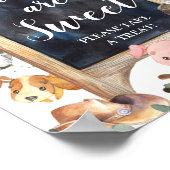 農業動物緑のベビーは甘いテイクトリート ポスター (角)