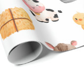 農業動物誕生日包装紙 ラッピングペーパー (ロールコーナー)