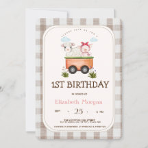 農業動物豚ヒツジのギンガム