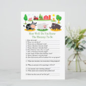 農業動物赤ちゃんシャワーのゲームをどれだけ知っているか (スタンド正面)