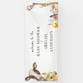 農業動物赤ちゃんシャワーのバナー 横断幕 (縦)