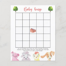 農業動物 – 赤ちゃんシャワービンゴゲーム