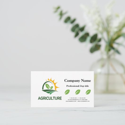 農業名刺 名刺 (スタンド正面)