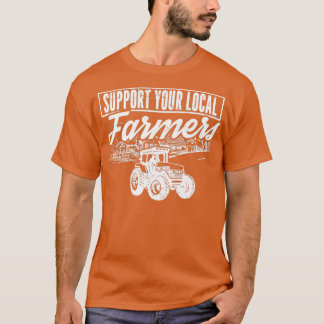 農業地域農業支援地域農家 Tシャツ