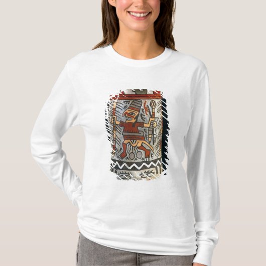 農業場面を描写するつぼ Tシャツ (正面)