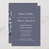 農業大学/大学卒業 招待状 (正面/裏面)