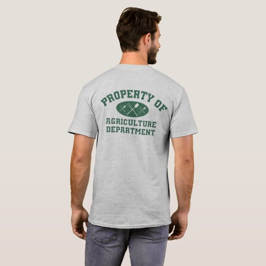 農業局所有Tシャツ Tシャツ (裏面フル)