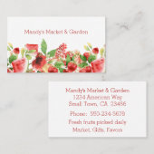 農業市場フルーツ縁ど名刺 名刺 (正面/裏面)