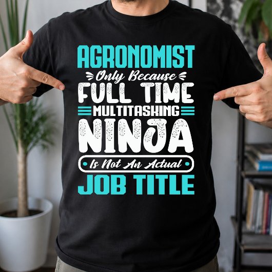 農業従事者の仕事 農学 Tシャツ