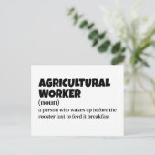 農業従事者 – 定おもしろい義 シーズンポストカード (スタンド正面)