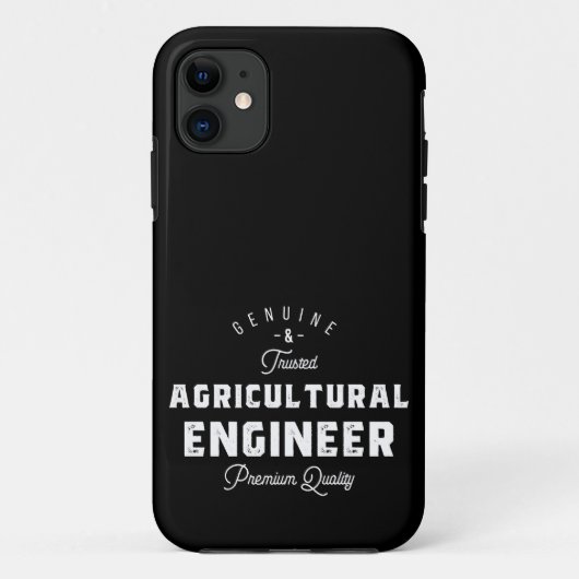 農業技術者カッコいい、技術者、エンジニアリング Case-Mate iPhoneケース (裏面)