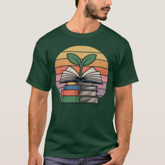 農業教師の知識成長サンセットベクター Tシャツ
