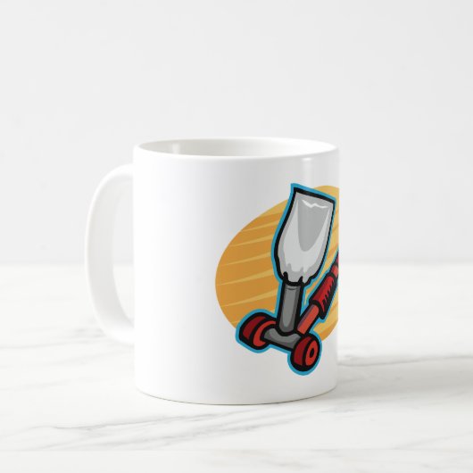 農業機械 コーヒーマグカップ (正面左)