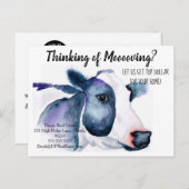 農業牛の紹介実在マーケティング ポストカード (正面/裏面)