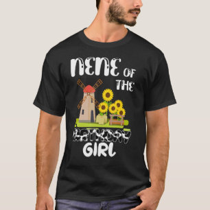 農業牛ネネオンザ誕生日ガールファミリーマッチ Tシャツ