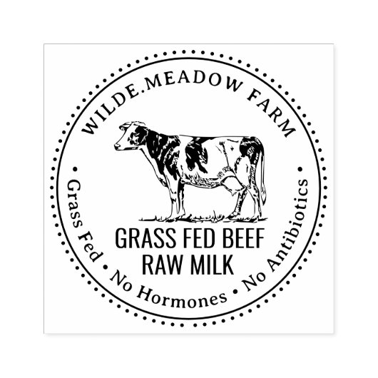 農業牛乳製品ファーム市場ヴィンテージ牛 ラバースタンプ (インプリント)