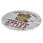 農業生リンゴ – 木材 カッティングボード (角)