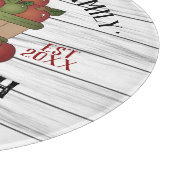 農業生リンゴ – 木材 カッティングボード (角)