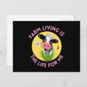 農業生活は私にとって命だ ポストカード (正面/裏面)