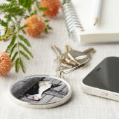 農業生活牛 キーホルダー (側面)