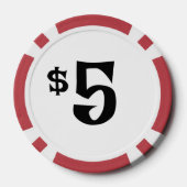 農業生活牛 ポーカーチップ (裏面)