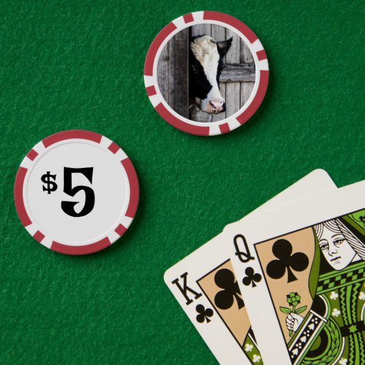 農業生活牛 ポーカーチップ (ポーカーテーブル (ダブル))