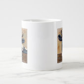 農業生活 – 牛のガンザー ジャンボコーヒーマグカップ (正面)