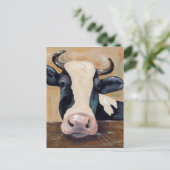 農業生活 – 牛のガンザー ポストカード (スタンド正面)