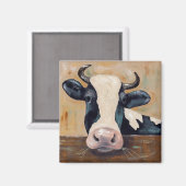 農業生活 – 牛のガンザー マグネット (正面/裏面)