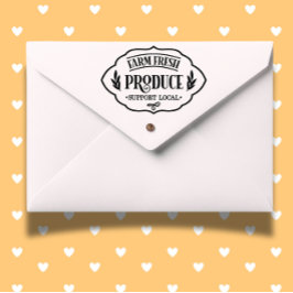 農業生鮮農産物テーマ セルフインキングスタンプ