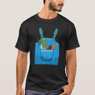 農業用グラフィック牛農家農業用トラクター Tシャツ
