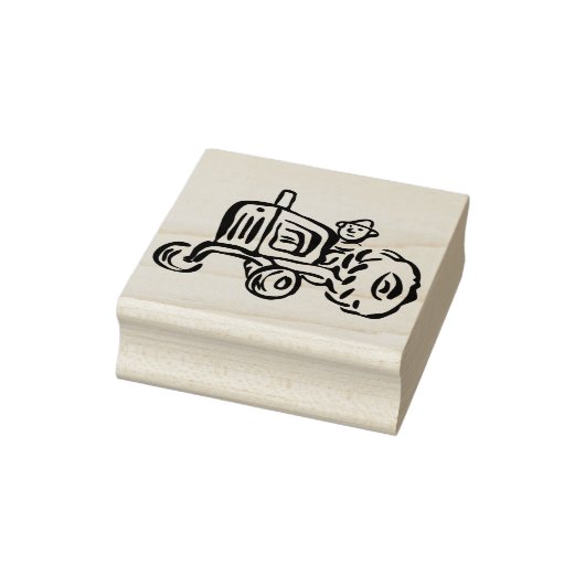 農業用トラクタアートスタンプ ラバースタンプ (スタンプ)