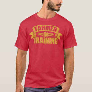 農業用トラクターの訓練農家 Tシャツ