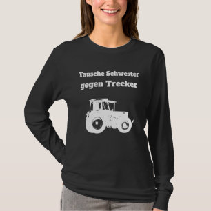 農業用トラクター農家ソンチャイルドチルドレン Tシャツ