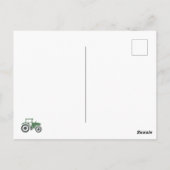 農業用トラクター ポストカード (裏面)